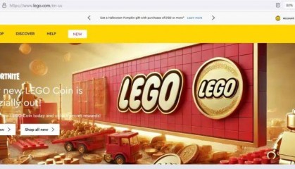 乐高推出数字货币?警惕!乐高海外官网遭黑客袭击