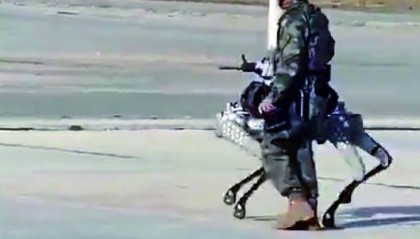 “金龙-2024”军演,中国机器狗火到海外