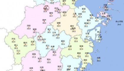 8月以来,这些地方高温全勤!12号台风即将生成,浙江的高温会缓解吗?
