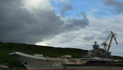 俄罗斯“库兹涅佐夫”号航母再度现身！改造8年，还是一塌糊涂！