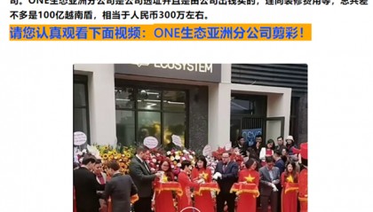 维卡币ONE，官方定性的网络传销