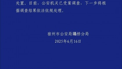 上百亩土豆遭村民“哄抢”，安徽宿州警方通报最新进展