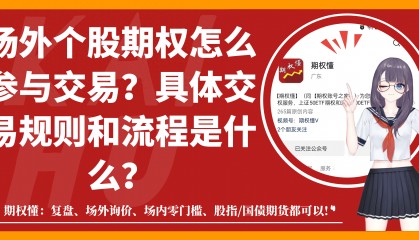场外个股期权怎么参与交易？具体交易规则和流程是什么？