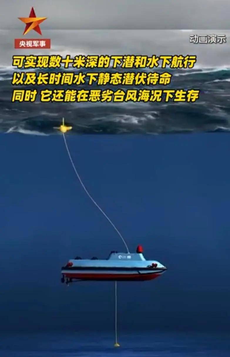 美国航母怕了吗？全球首艘高速可潜无人艇下水，可水下潜伏30天！